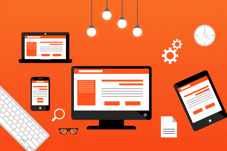 Sito web responsive visualizzato su desktop, tablet, smartphone e laptop